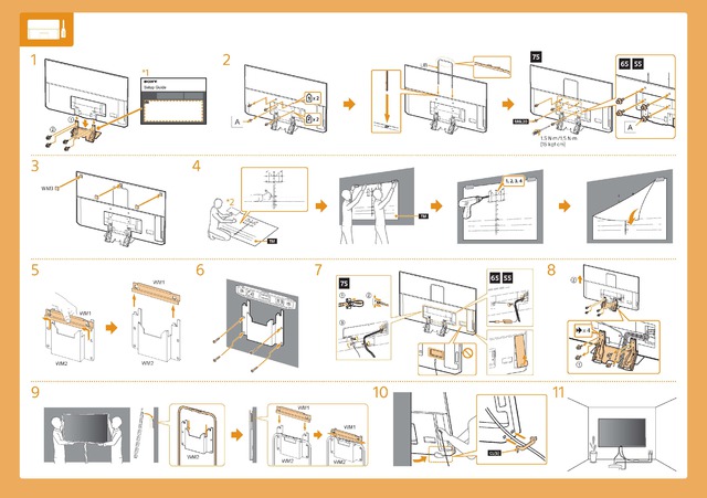 Wall Mounts Sony