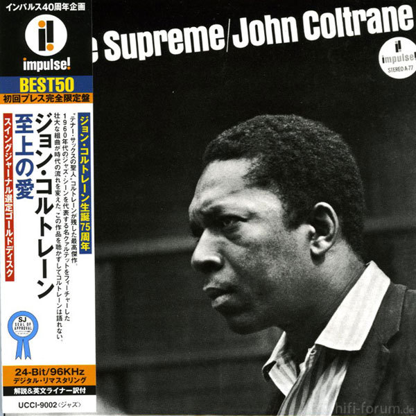 Coltrane Love Supreme Cover