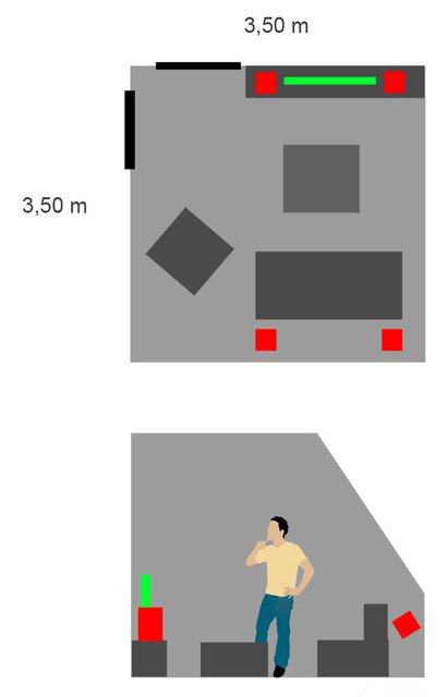 Aufstellung Surroundboxen Bei Dachschräge