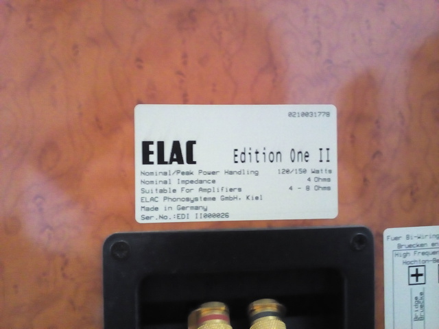 ELAC Edition One II