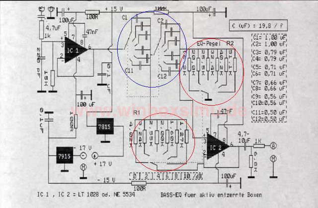 Einfacher Einstellbarer Aktiver BassEq