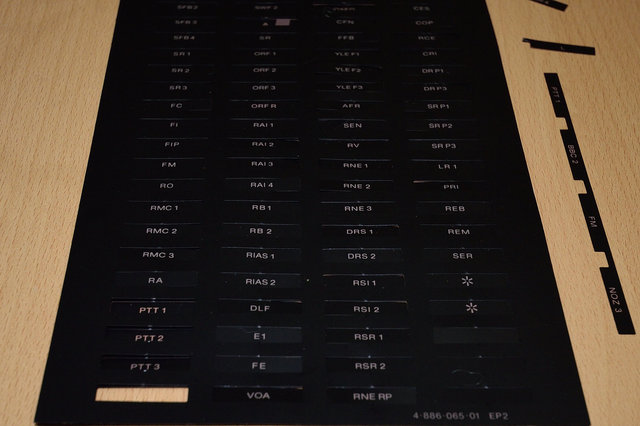 Sony ES Tuner Station Indicator Blatt (1/2)