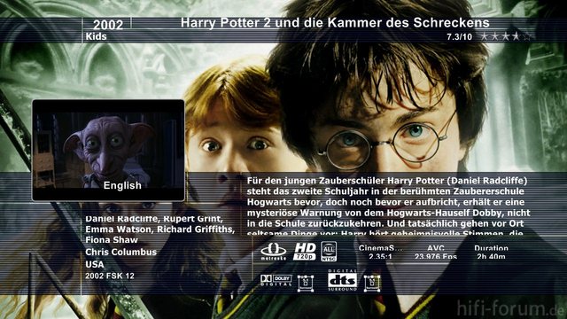 Harry Potter 2 Und Die Kammer Des Schreckens Mkv Sheet