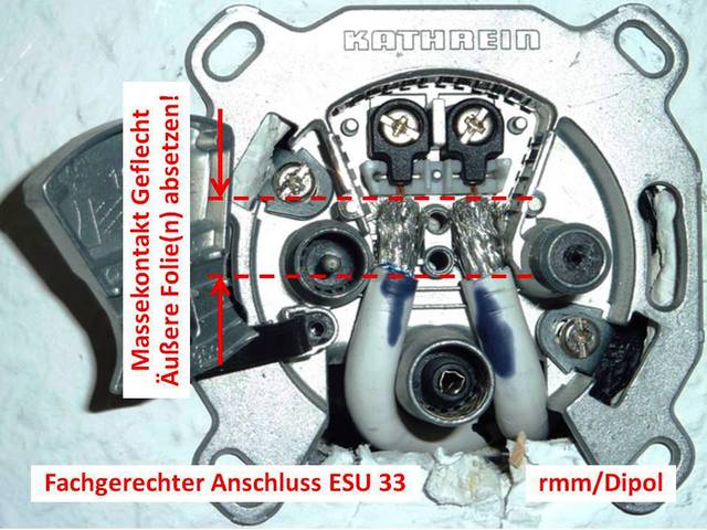 ESU 33 Fachgerecht Neu Angeschlossen