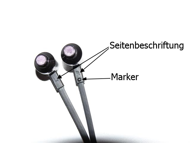 Beyerdynamic DX 160 IE - Kennzeichnung