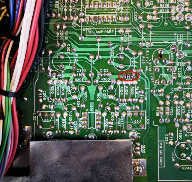 Nakamichi ZX-7 Q101 Muting-Transistor