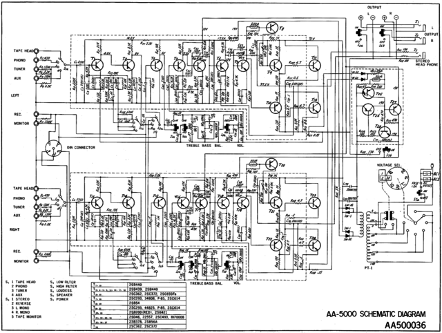 AKAI AA 5000 Schematics