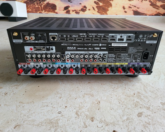 Denon 3800 Back