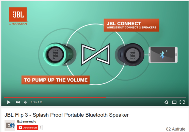 2015 06 18   JBL Flip 3   Splash Proof Portable Bluetooth Speaker   YouTube