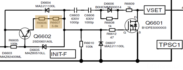 INIT- Vset Schaltplan TH42PV60