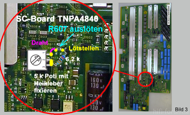 R607 - SC-Board TNPA4840 Modifizierung