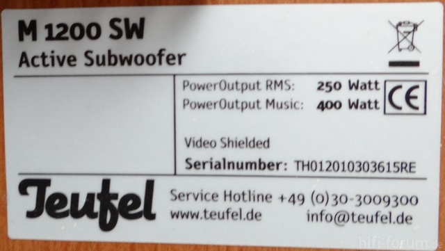 Teufel Sub 3