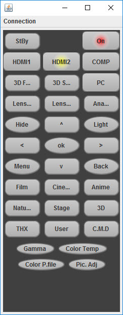 JVC.DLA Network Remote