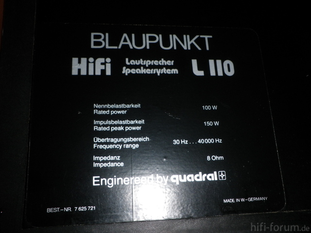 Blaupunkt Artech L-110