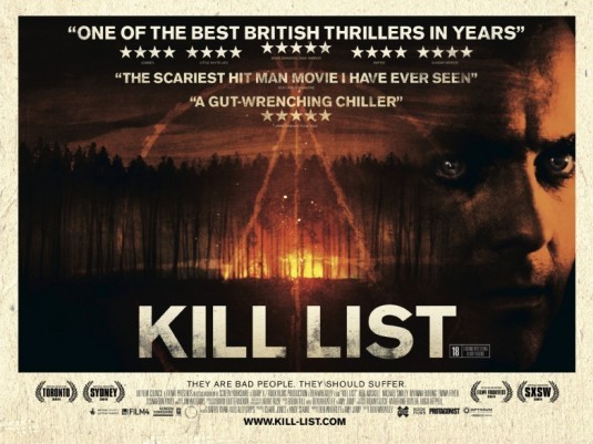 Kill List 2011 Poster Braun Neu