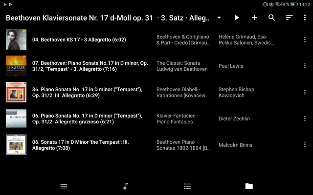 Ludwig van Beethoven Klaviersonate Nr. 17 d-Moll op. 31/2 \'Der Sturm\'