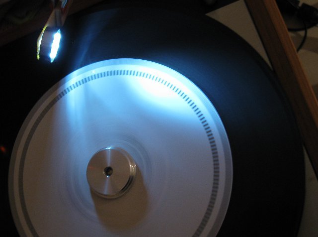 Dual Motor in Thorens - Kontrolle mit Stroboskop