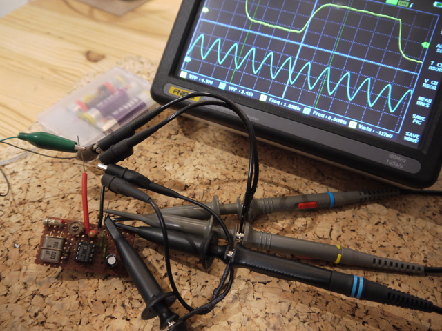 Oszilloscope Test 1 8MHz