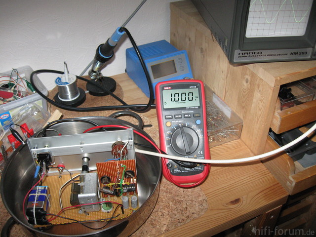 Sinus-Generator Test Im Kochtopf