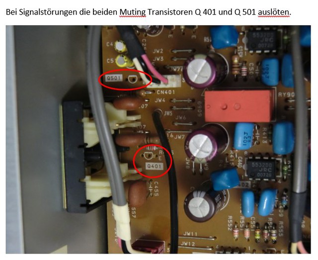 X33ES Mutingtransistoren