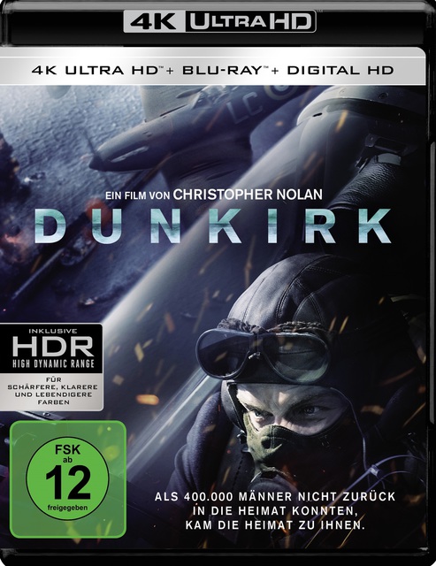 Dunkirk 4K UHD Blu Ray Review Cover