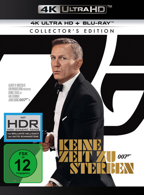 James Bond Keine Zeit Zu Sterben 4k Uhd Blu Ray Review Cover 1