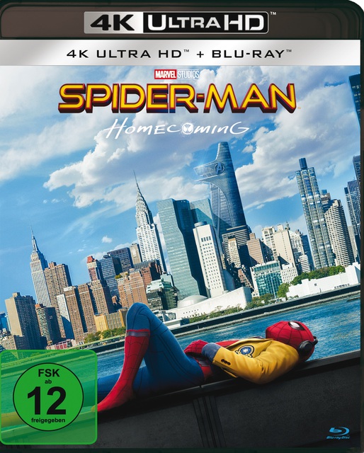 Spider Man Homecoming 4K UHD Blu Ray Review Cover