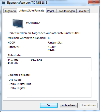 818 Kein DTS HD