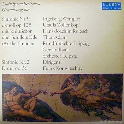 Ludwig van Beethoven Eterna 8 25 417-418 1972