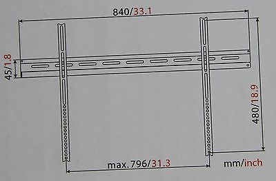 Ledino Bracktes WH3M TV Wandhalter Fur Flat TV Bis  1 (1)