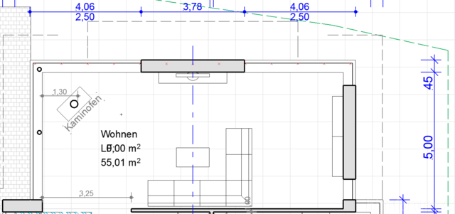 Wohnzimmer Grundriss