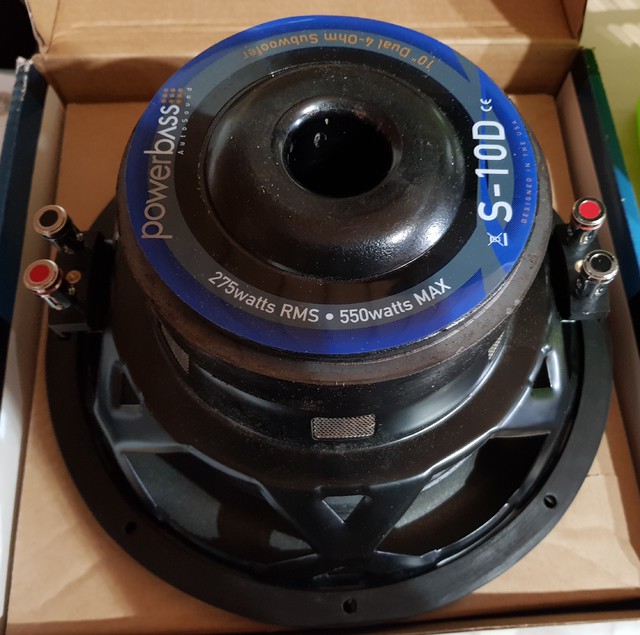 Powerbass S-10D Dual 4 Ohm Subwoofer