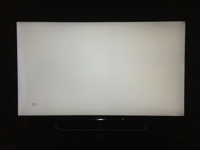 Clouding(?) Sony KDL-40W705