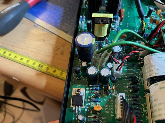 Kondensatoraustausch MF M1Clic
