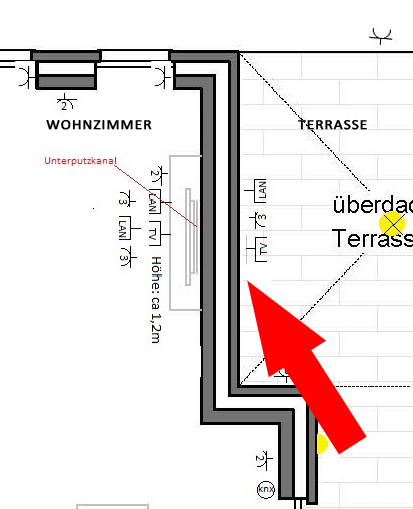 Ausschnitt Grundriss