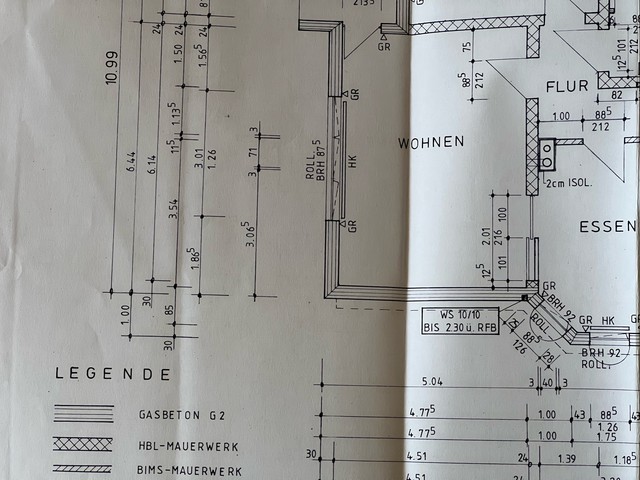 Wohzimmer Plan