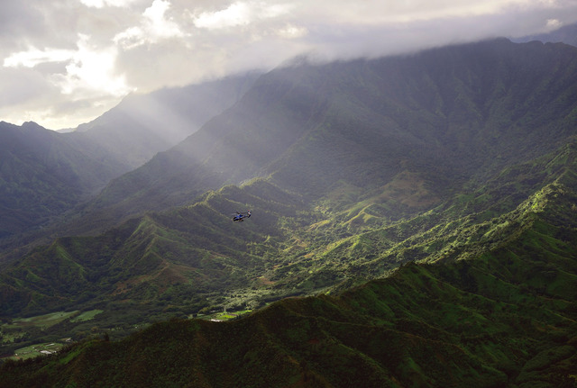 Am Himmel ber Kauai...