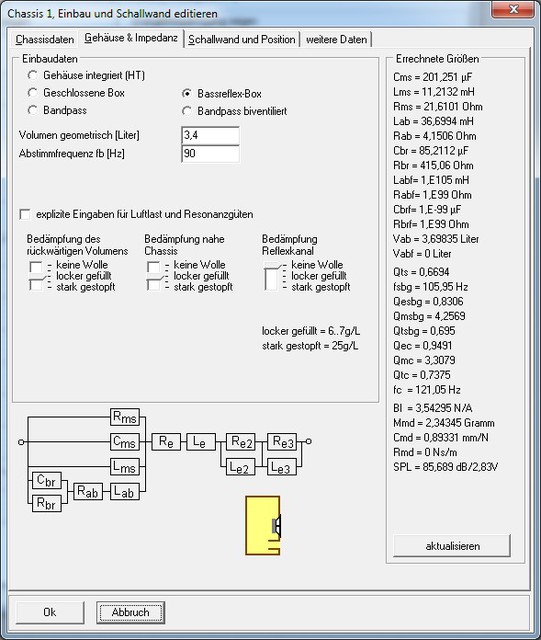 3FE25 Chassis_Menue2_Gehause BoxSim