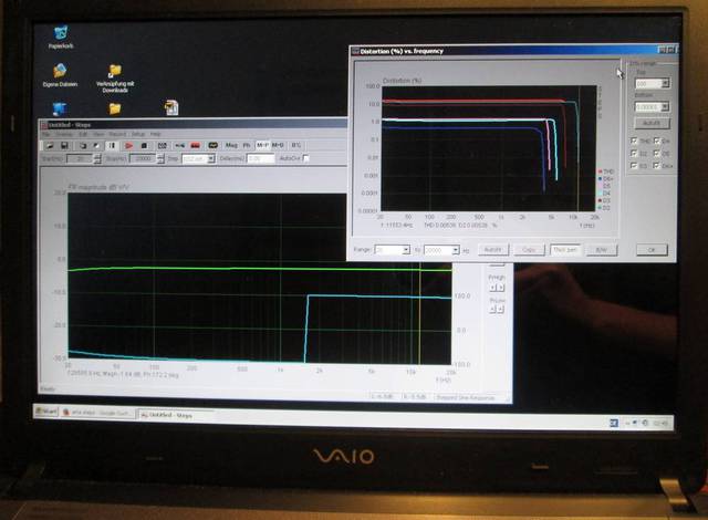 ARTA Messsystem, Bsp Frequenzgang