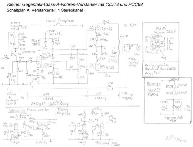 Finished PP-Amp 12DT8 & PCC88 Schematic 1