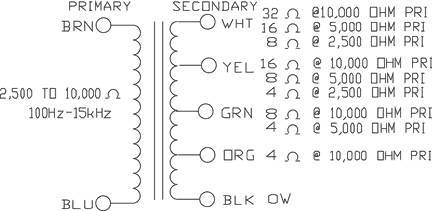 Hammond 125BSE Anschlussschema