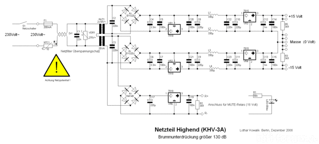 KHV-3a-Netzteilschaltung