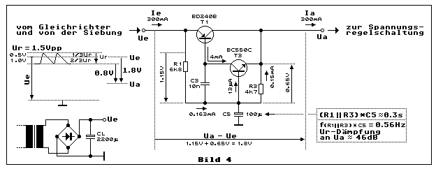 Ripple Reduction With Darlington