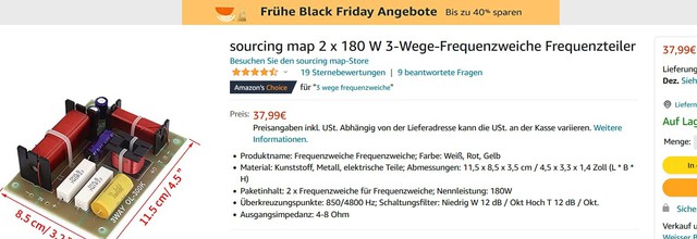 amazon frequenzweiche