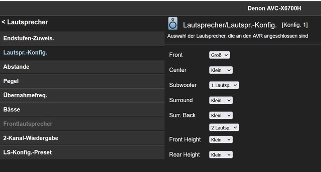 lautsprecher konfig