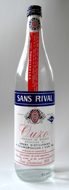 Ouzo Sans Rival Bottle