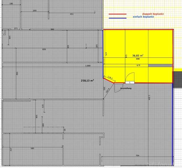 Raumplan Für Trockenbau 800