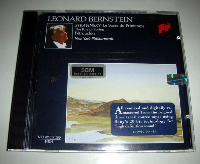 Bernstein Sacre Sony, 1993 Kl