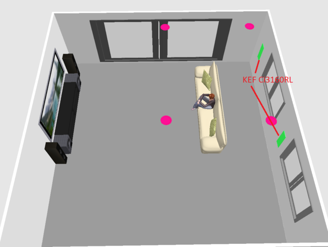 Aufstellung KEF Lautsprecher1