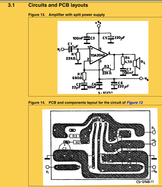 Verstärker Lyout Datasheet